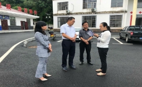 中國殯葬協(xié)會黨支部書記、會長李建華到遂川考察扶貧項目